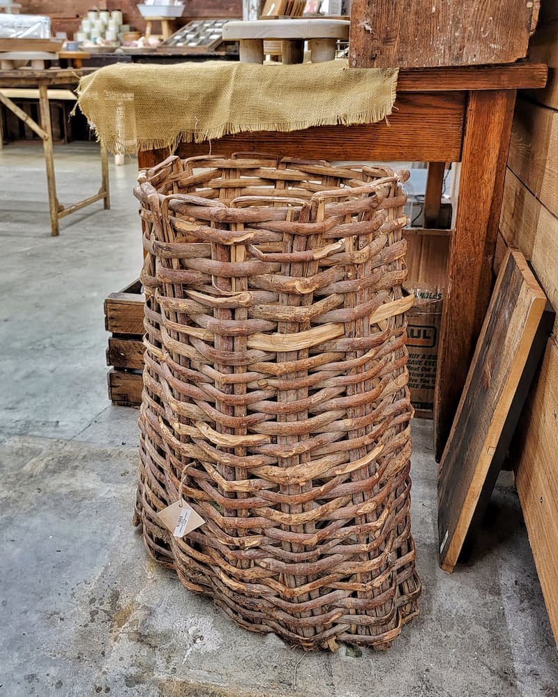 Puget Sound vintage shopping: hanging basket