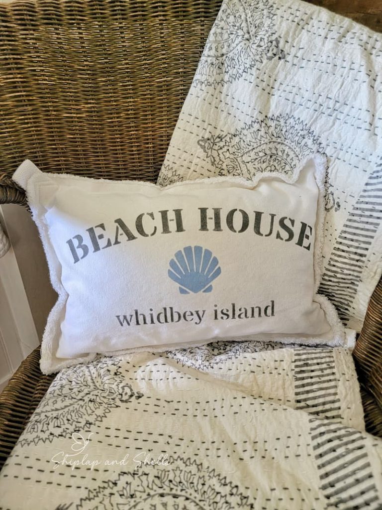 Beach House pillow