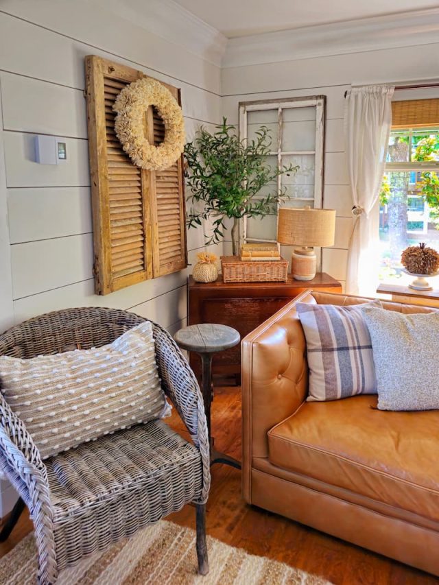 Neutral Fall Decor Ideas for a Warm and Comfy Cottage - Shiplap and Shells