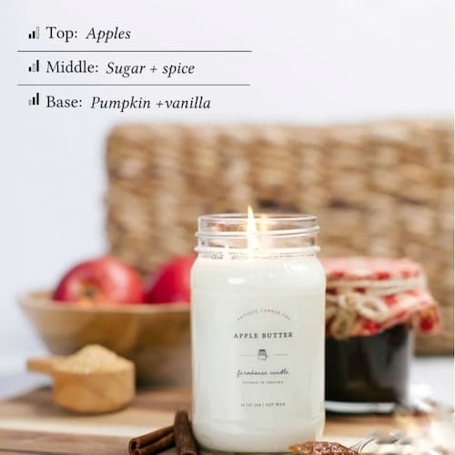 apple butter candle