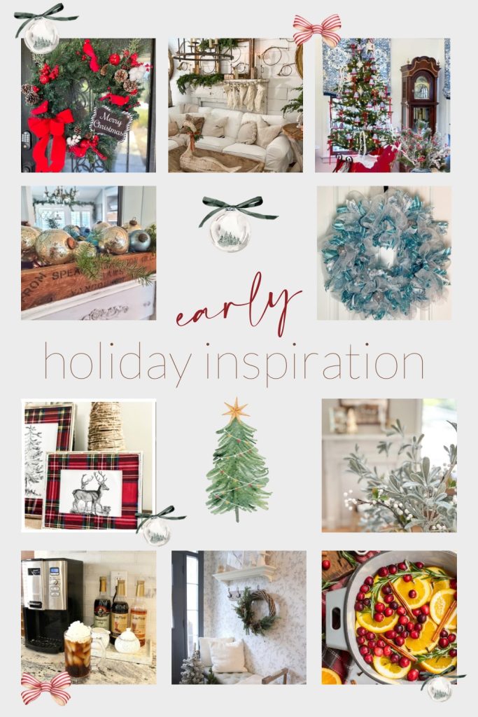 early holiday inspiration graphic