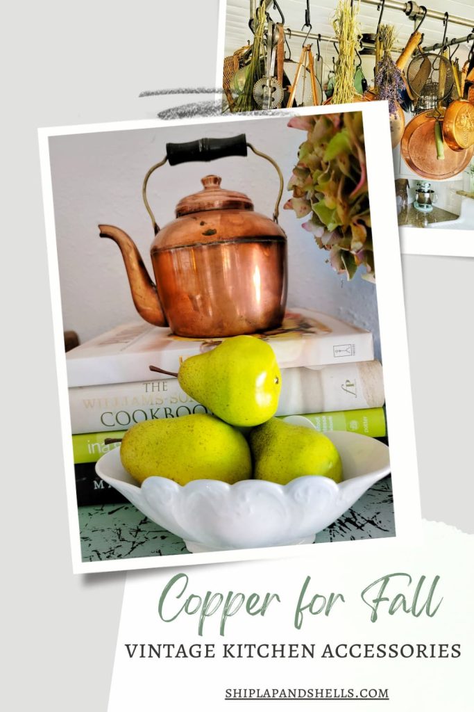 copper for fall vintage kitchen accessories graphic