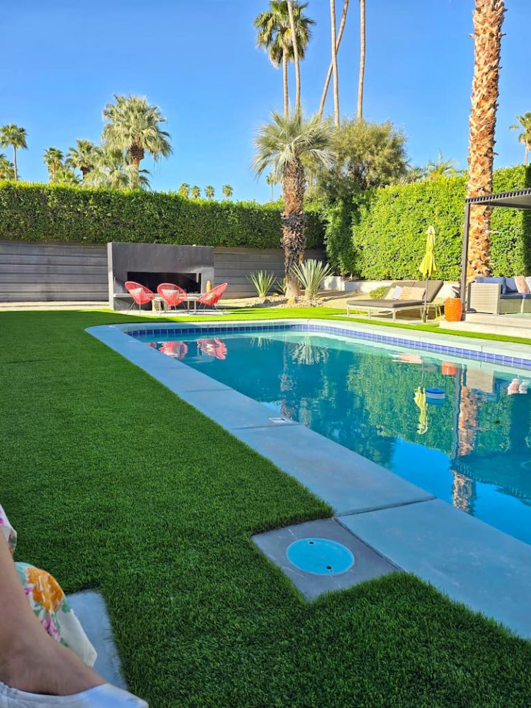swimming pool area in Palm Springs