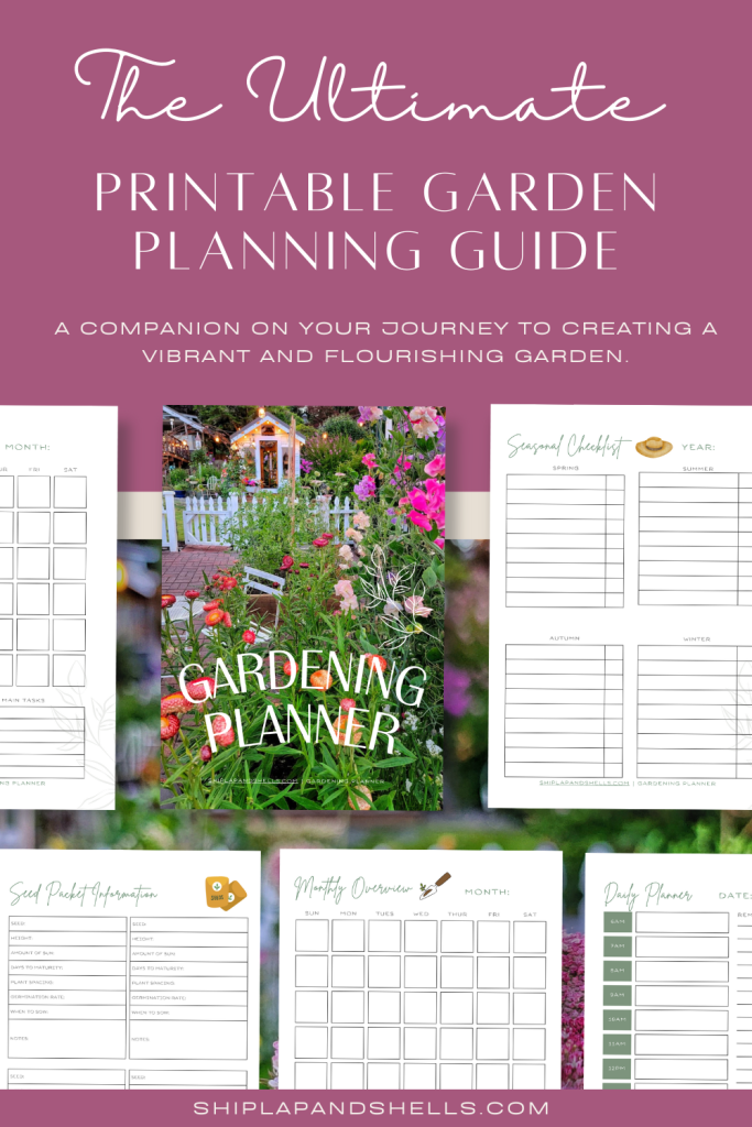 The Ultimate printable garden planning guide
