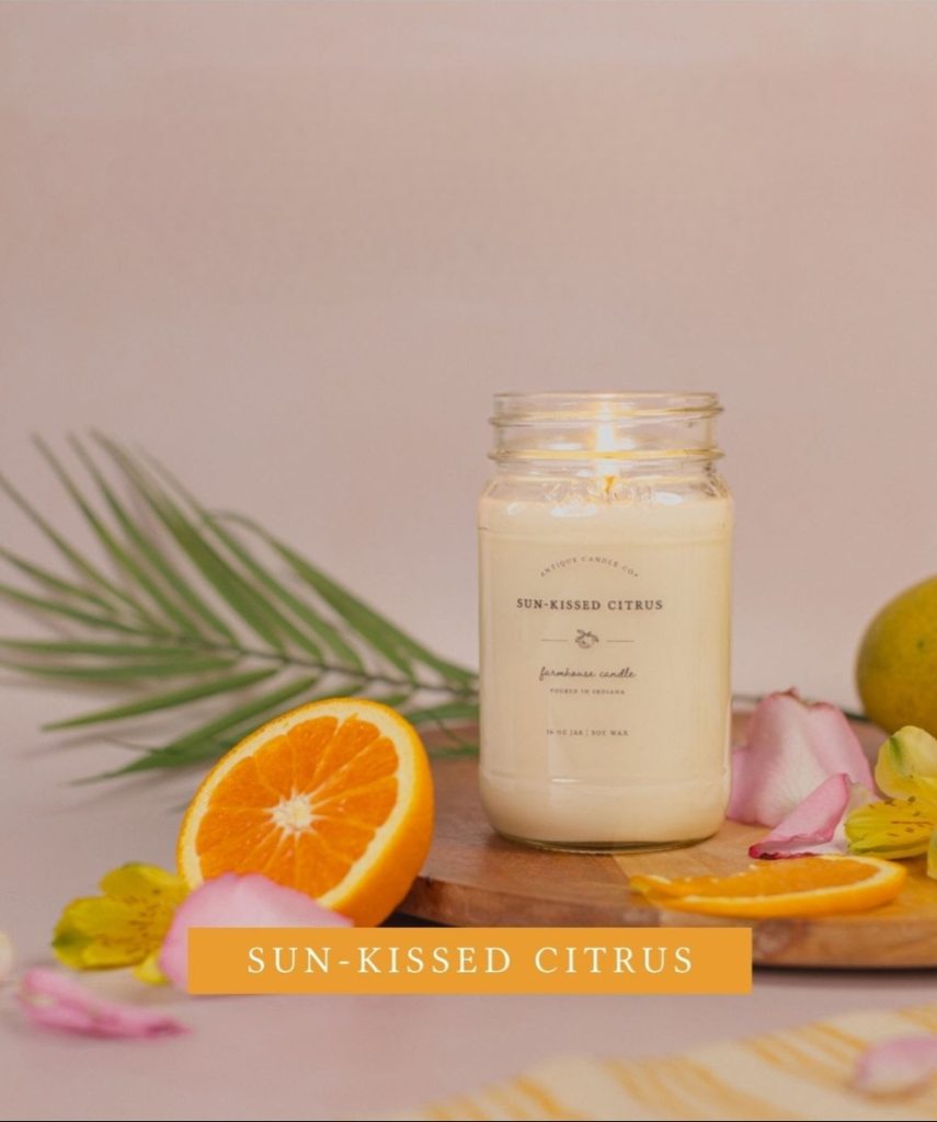 sun-kissed citrus candle