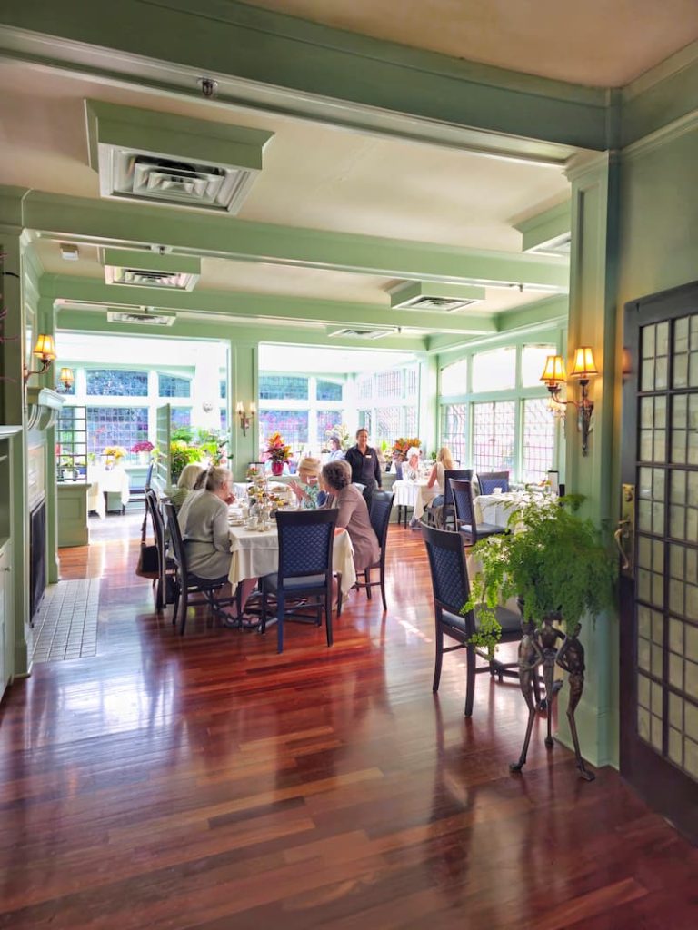 The Butchart Gardens dining room