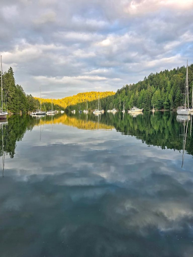 Todd Inlet in British Columbia, CA