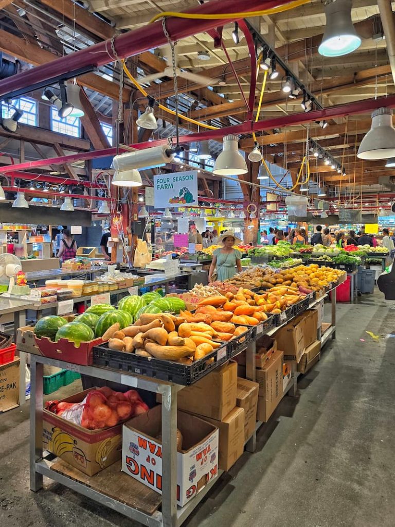 Granville Island Public Market in Vancouver, B.C. Canada