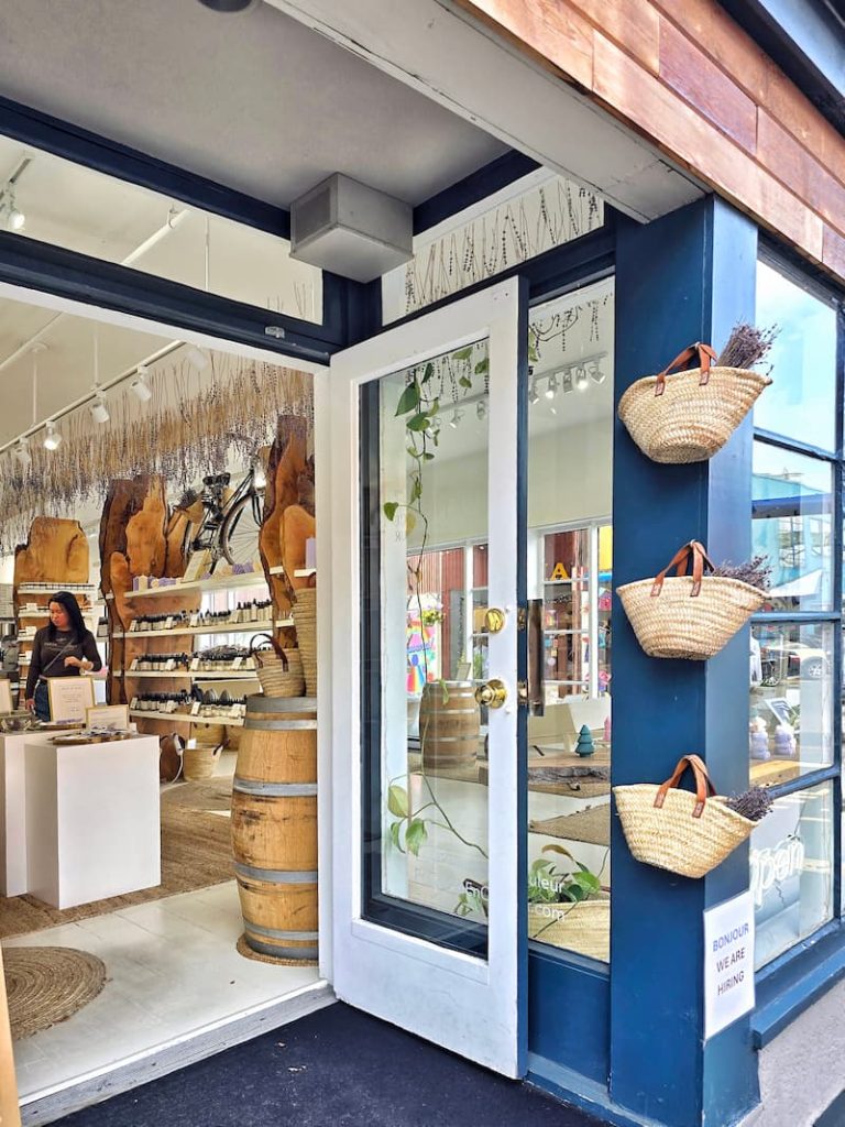 lavender store on Granville Island