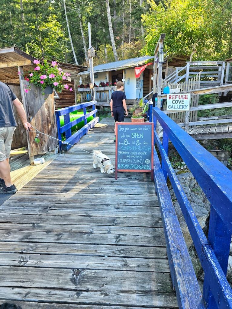 Refuge Cove dock