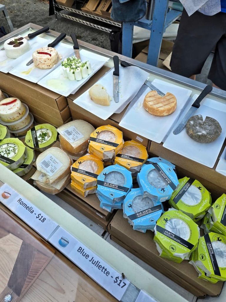 Salt Spring cheeses for sale