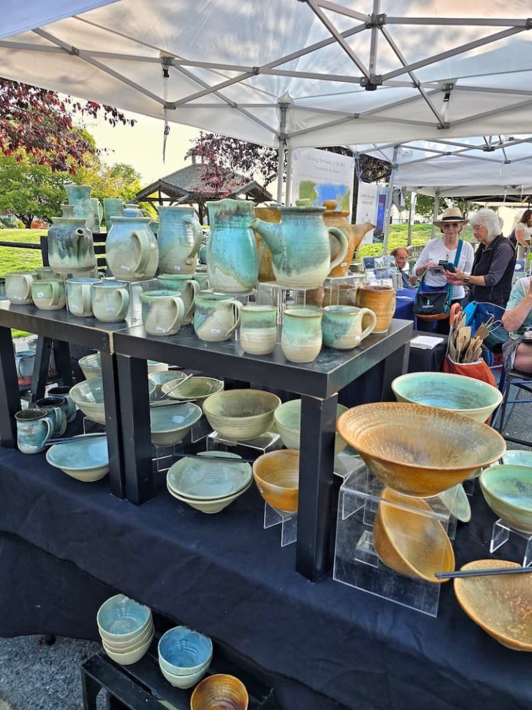 Salt Spring Farmer's Market pottery