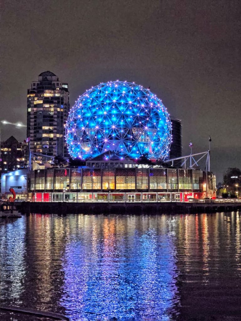 Science World evening view