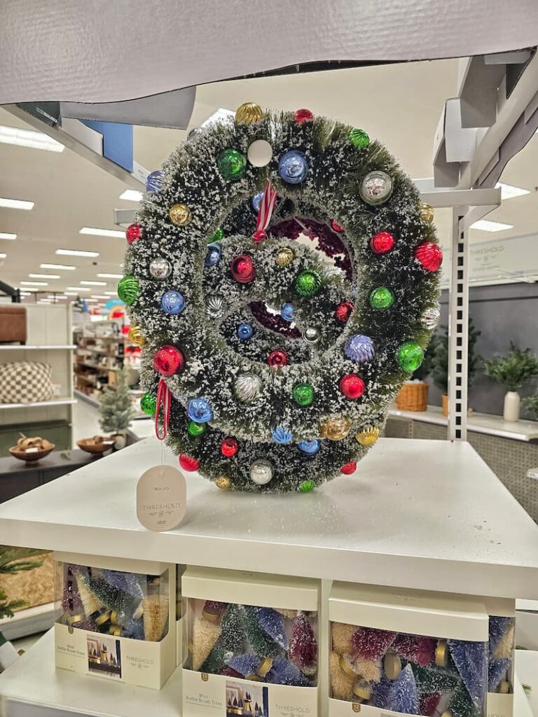 Christmas decor at Target