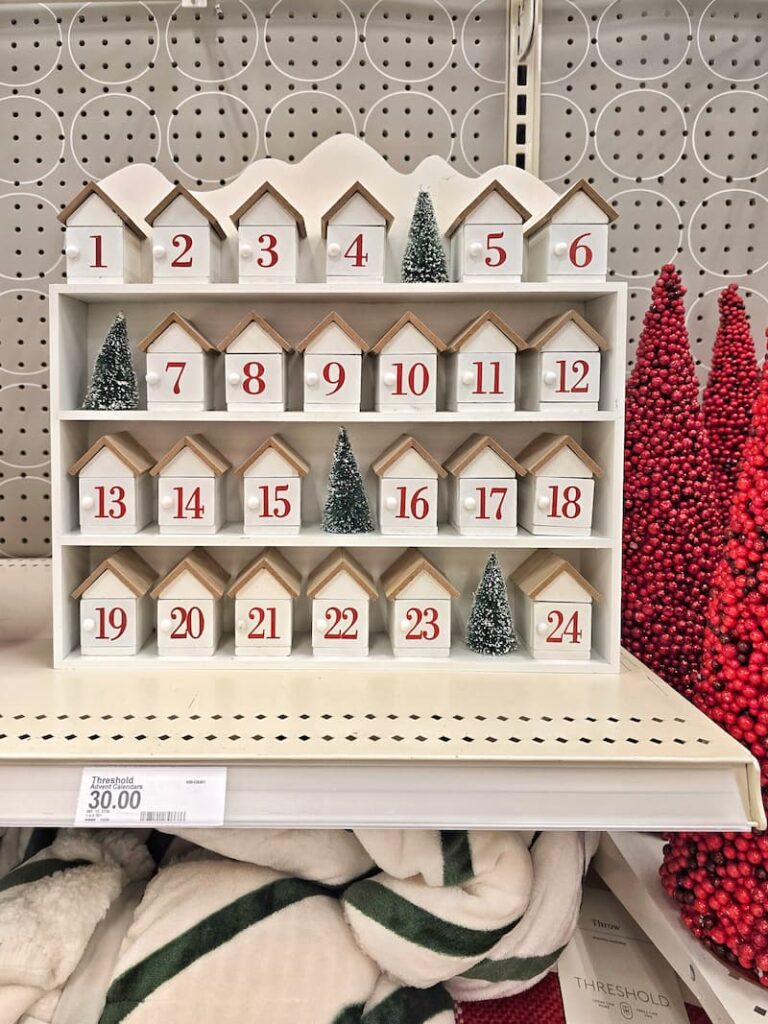 Advent calendar from Target