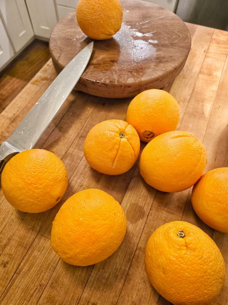 oranges to use for drying