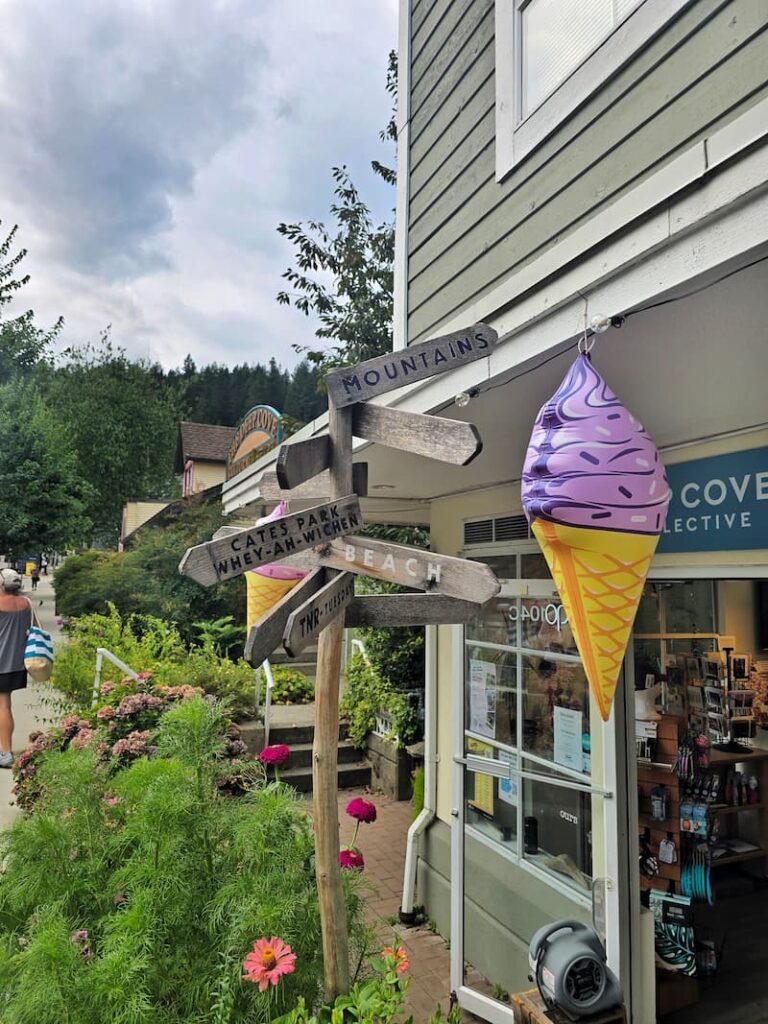 the charming town of Deep Cove