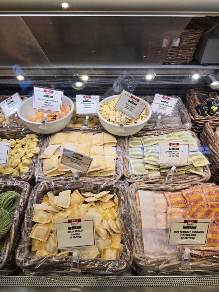 Granville Public Market homemade pasta for sale