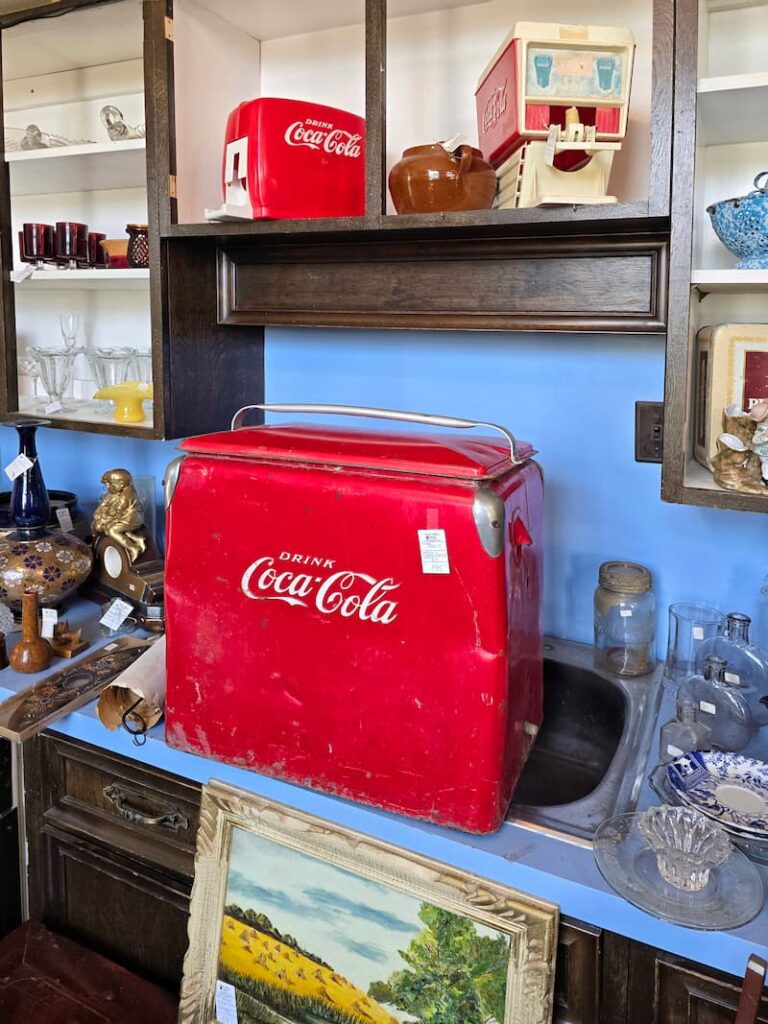 vintage Coca Cola cooler