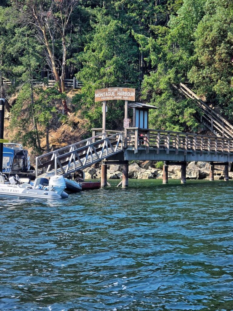 Montague Harbour dock