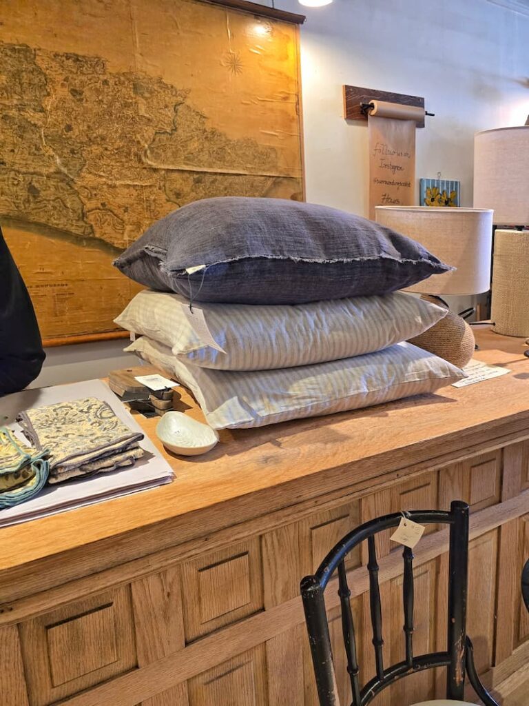 pillows at the shop