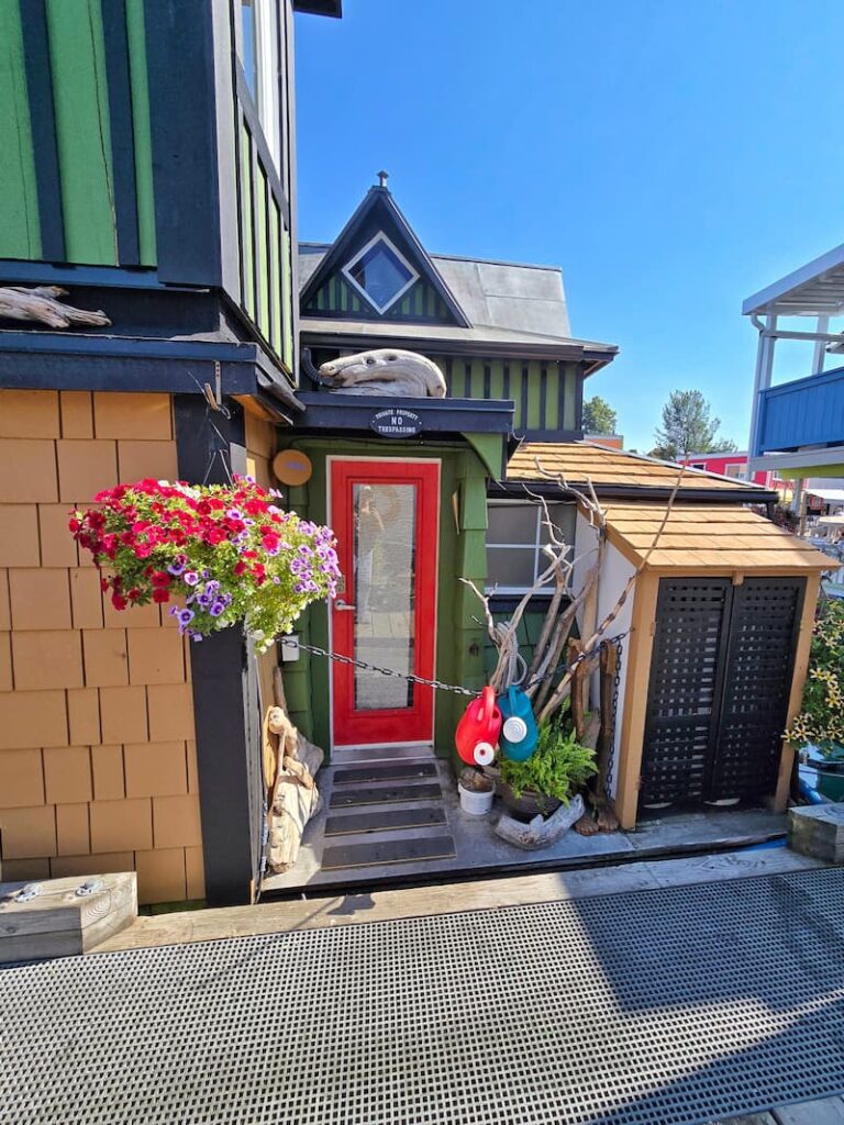 Fisherman's Wharf floating houses in Victoria