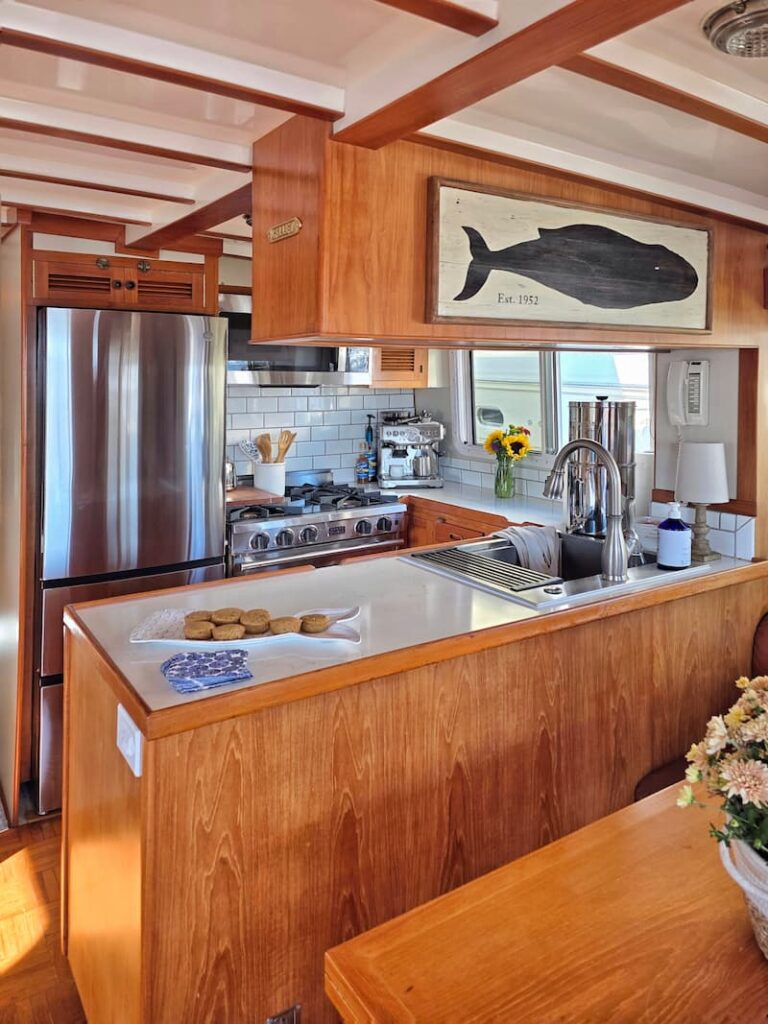 galley on the boat