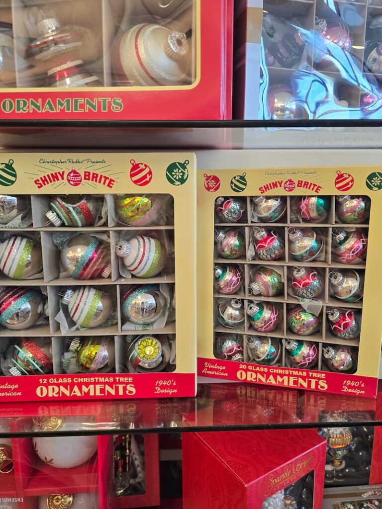 Shiny Brite reproduction ornaments for sale