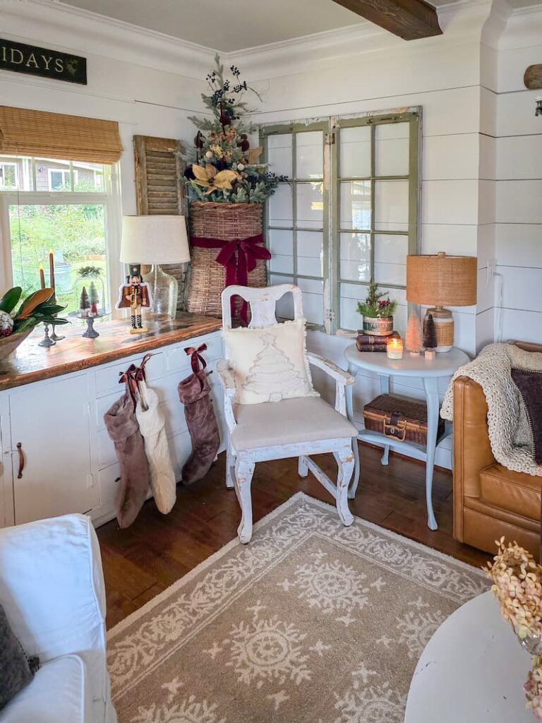 decorated living room