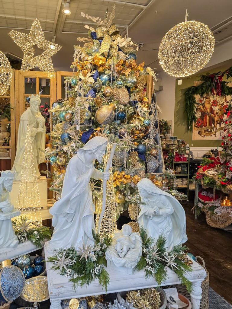 Details Home and Garden store selling Christmas decorations