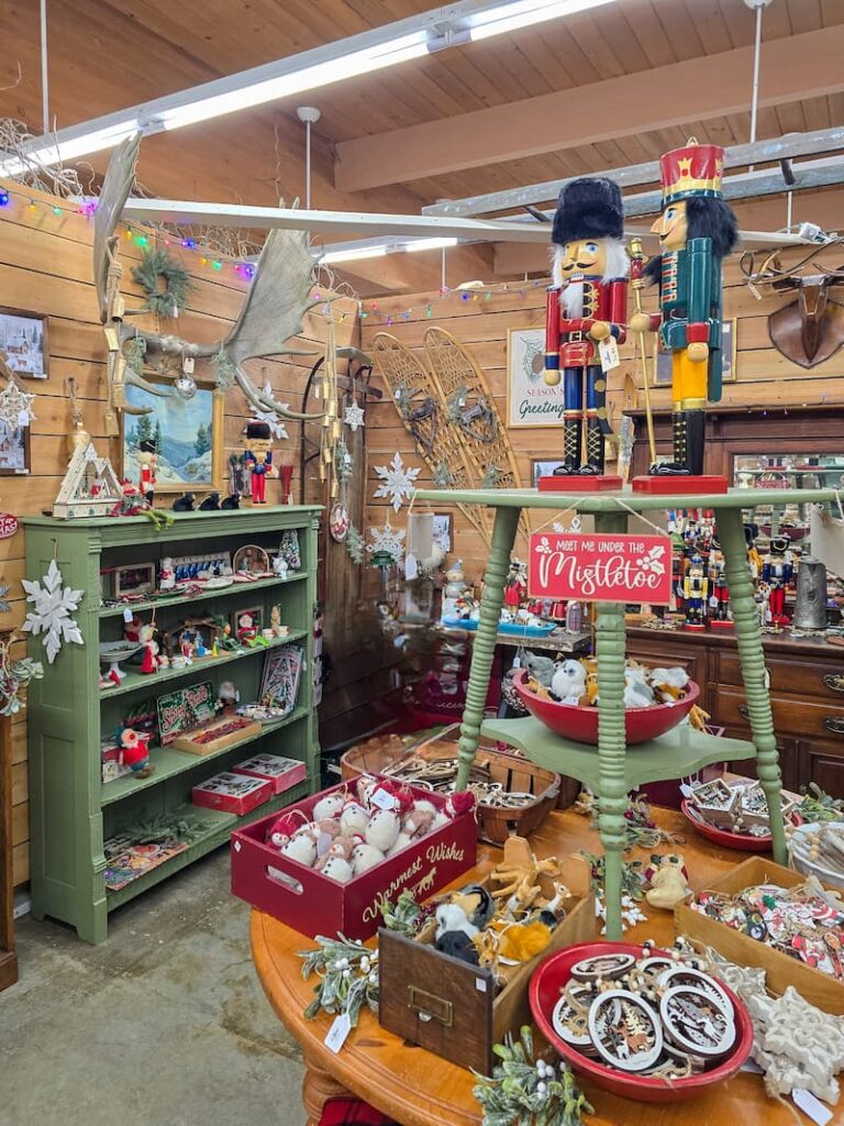 Red Plantation store selling Christmas decorations