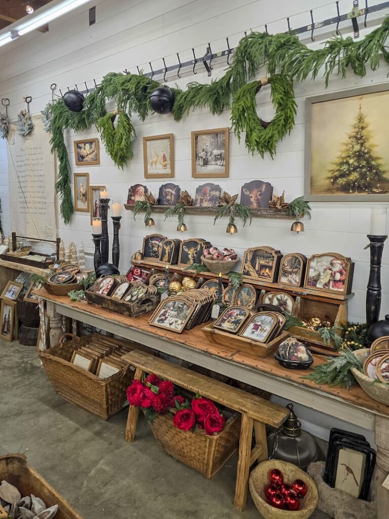 Red Plantation store selling Christmas decorations