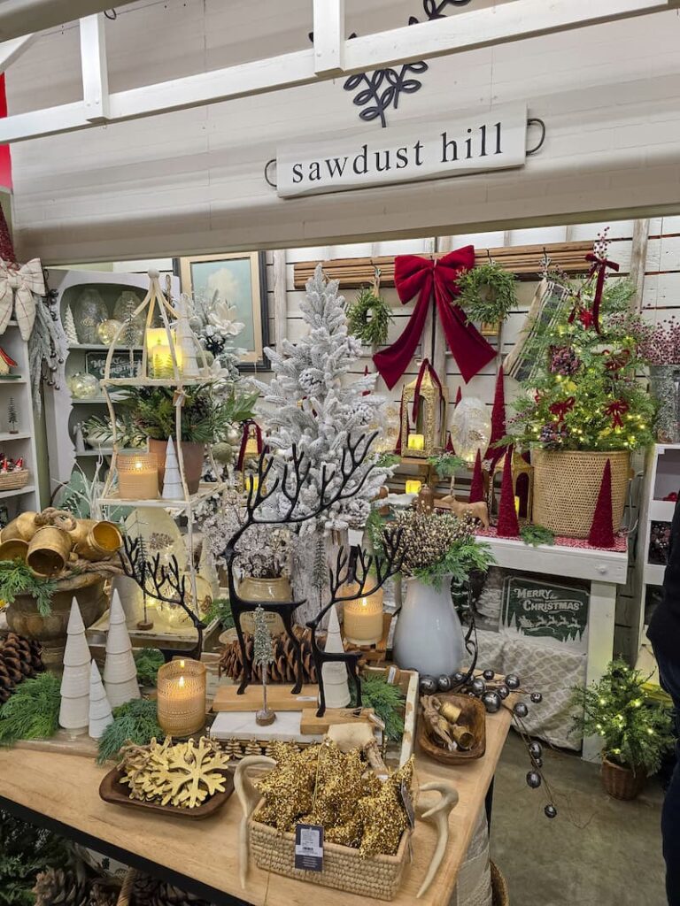 Red Plantation store selling Christmas decorations