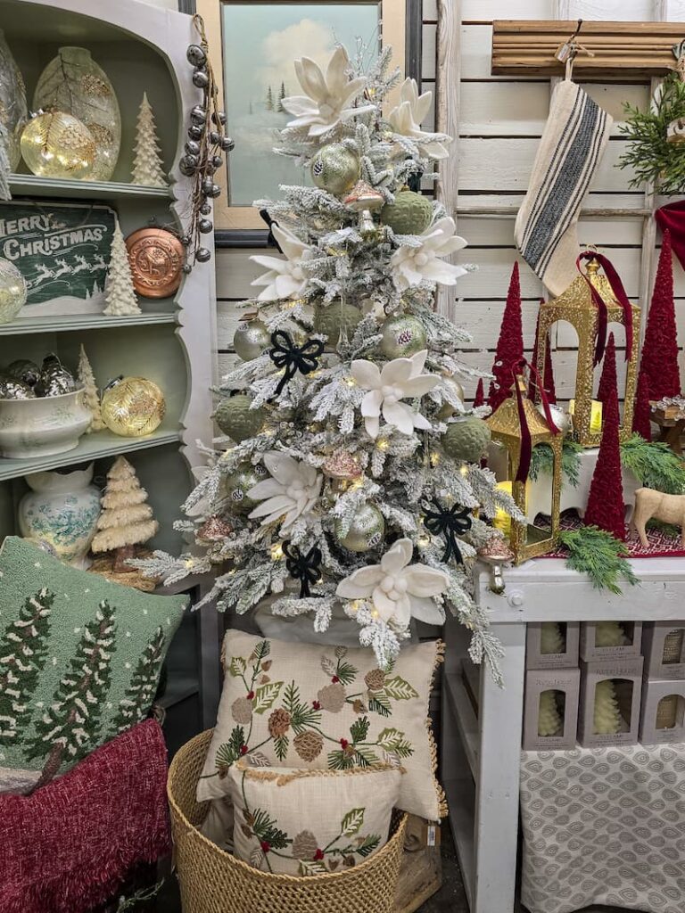 Red Plantation store selling Christmas decorations