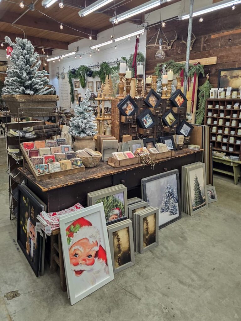 Red Plantation store selling Christmas decorations