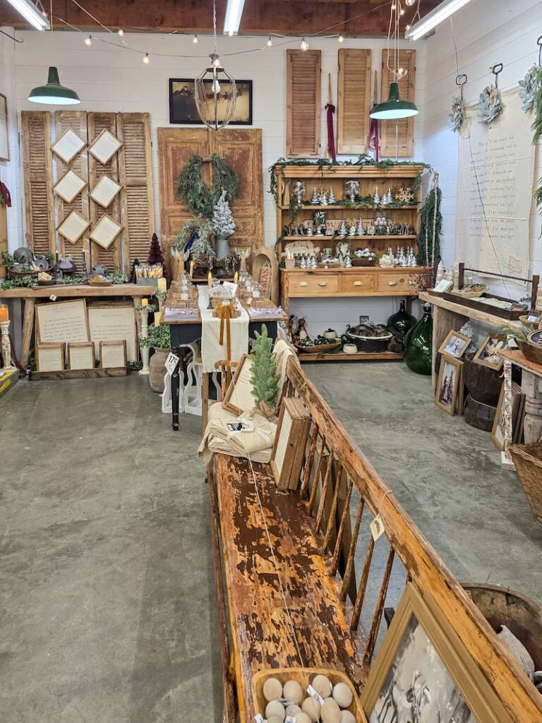 Red Plantation store selling Christmas decorations