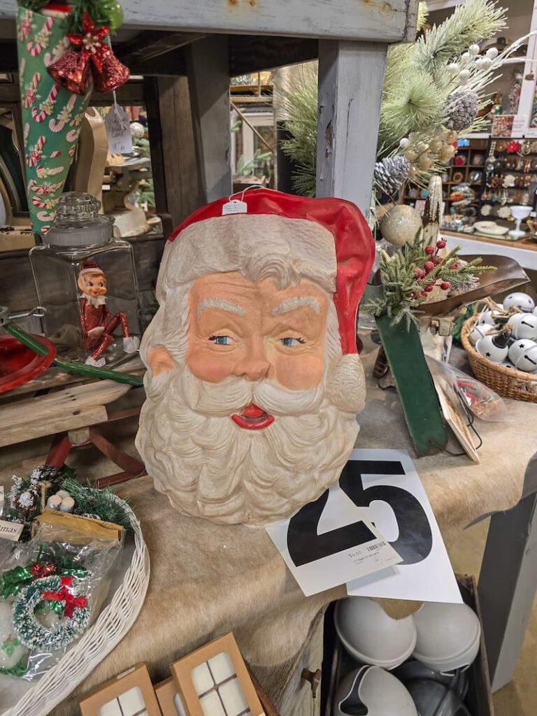 vintage Santa Claus Face