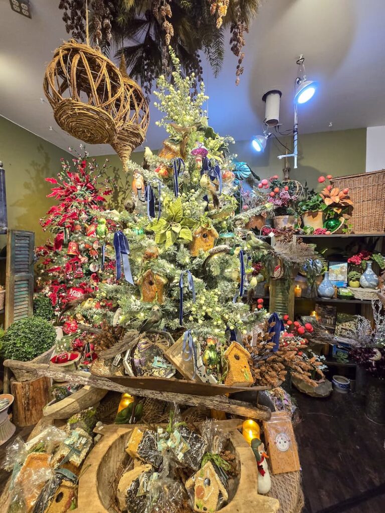 Details Home and Garden store selling Christmas decorations