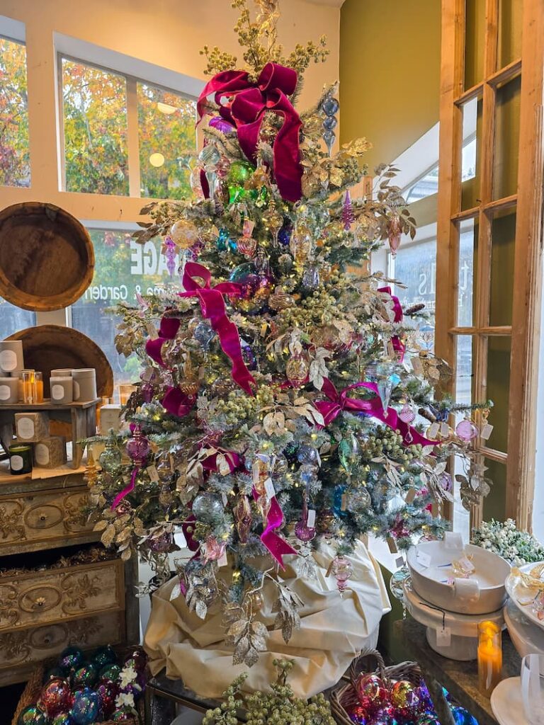 jewel-toned Christmas tree