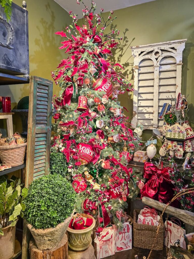 Details Home and Garden store selling Christmas decorations