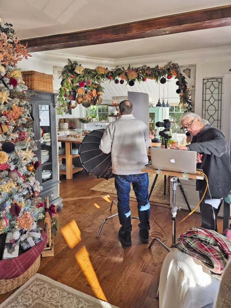 magazine photo shoot in our house