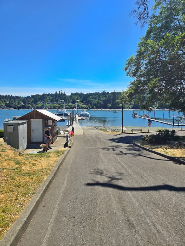 boat launch in Eagle Harbor, Bainbridge Island
