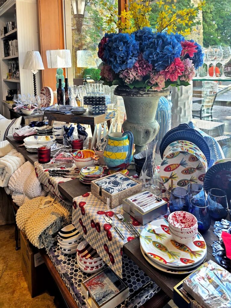 home decor store Dominique's House at Roche Harbor Resort