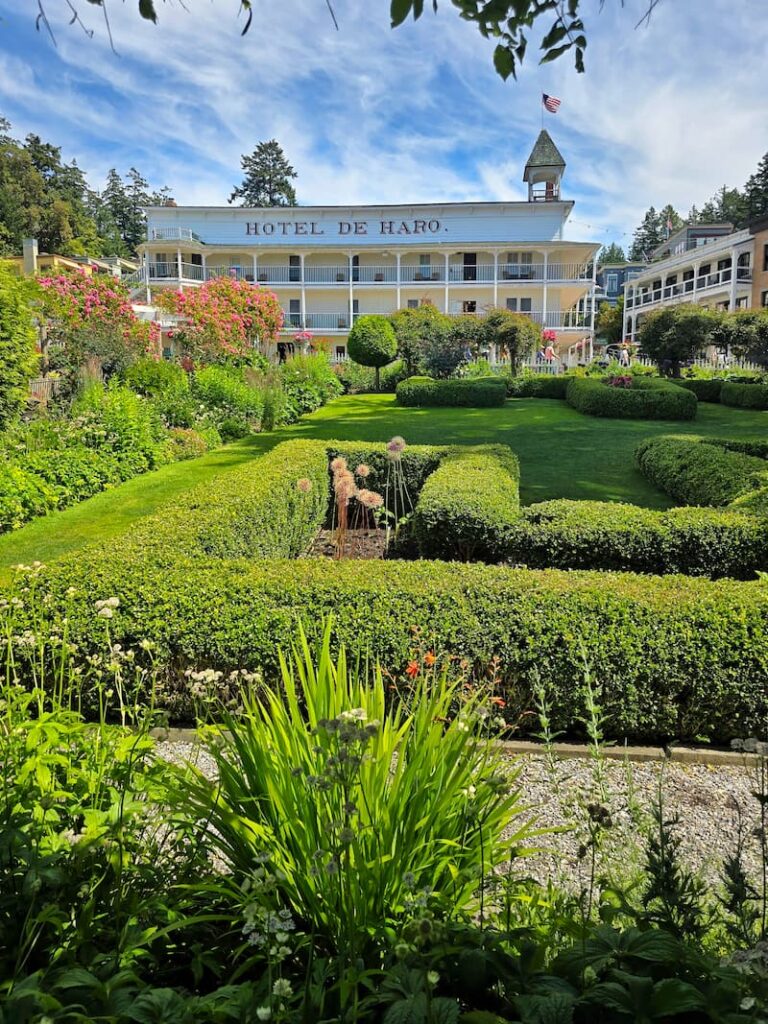 Roche Harbor Resort garden