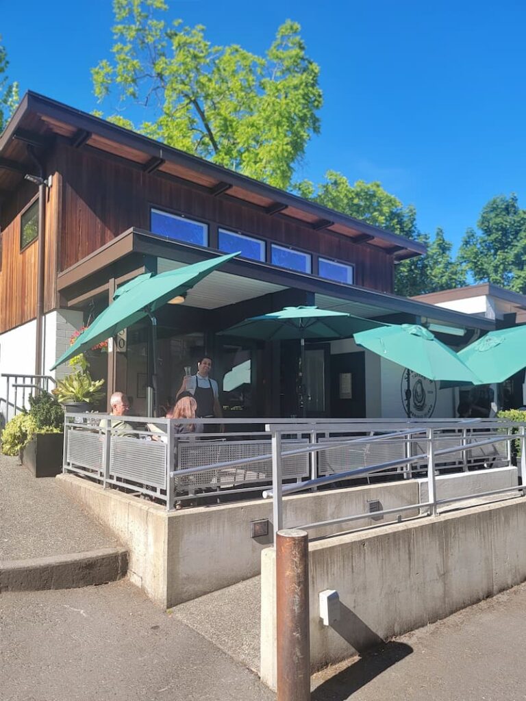 Sweetwater Tavern patio on Bainbridge island
