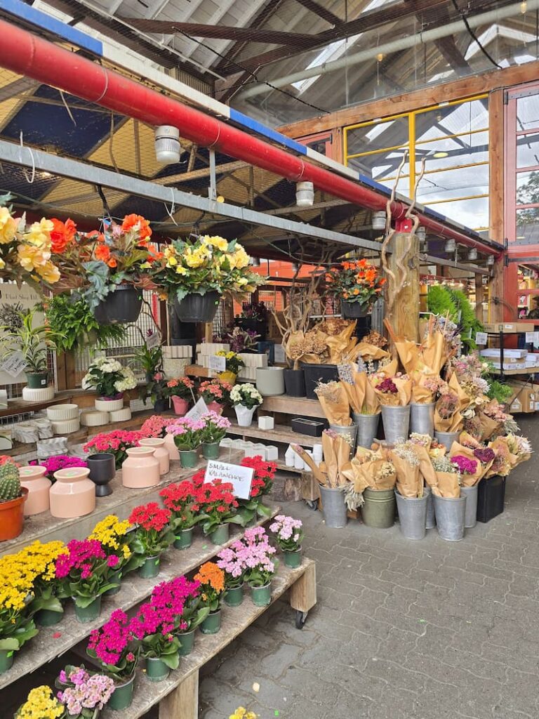 floral shop in Granville market