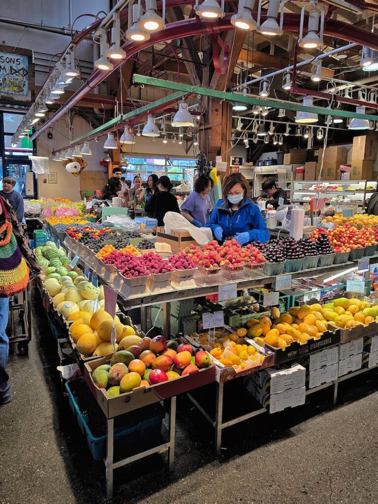 fruits for sale in Granville market