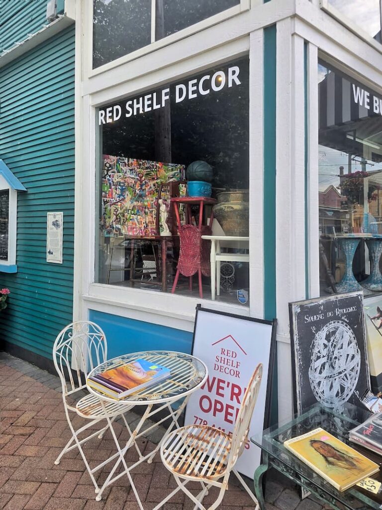 Red Shelf Decor vintage store in Nanaimo BC
