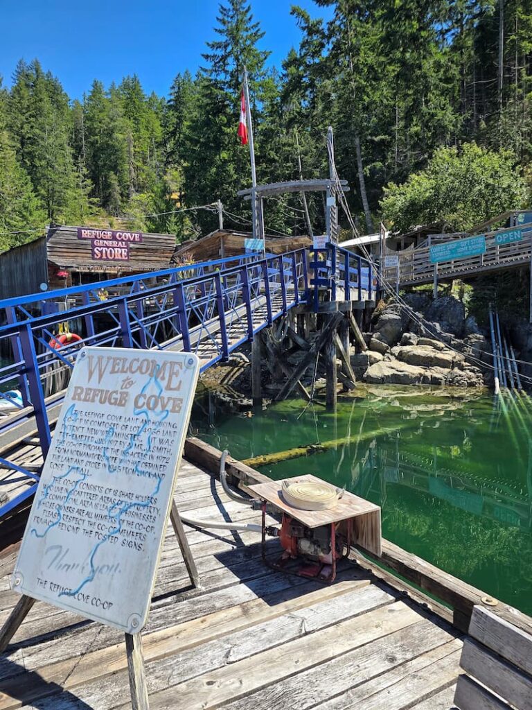Refuge Cove in Desolation Sound BC Canada