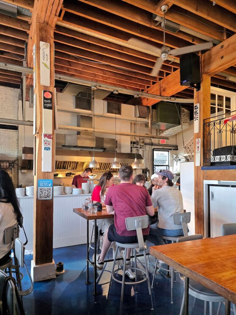 Inside Smitty's Oyster Bar in Gibsons, BC Canada